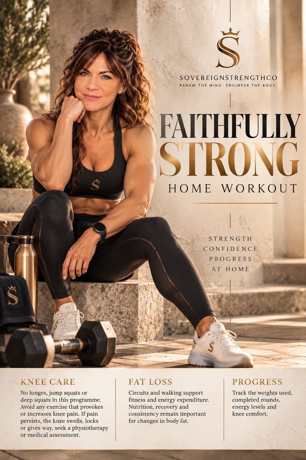 FAITHFULLY STRONG HOME WORKOUT   (FEMALE)- SOVEREIGNSTRENGTHCO